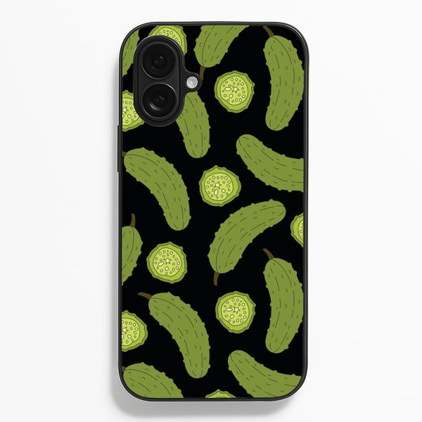 Pickle Assortment Pattern  - Food Patterns Phone Case for iPhone 16 Plus