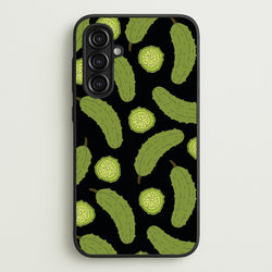 Pickle Assortment Pattern  - Food Patterns Phone Case for Galaxy A16