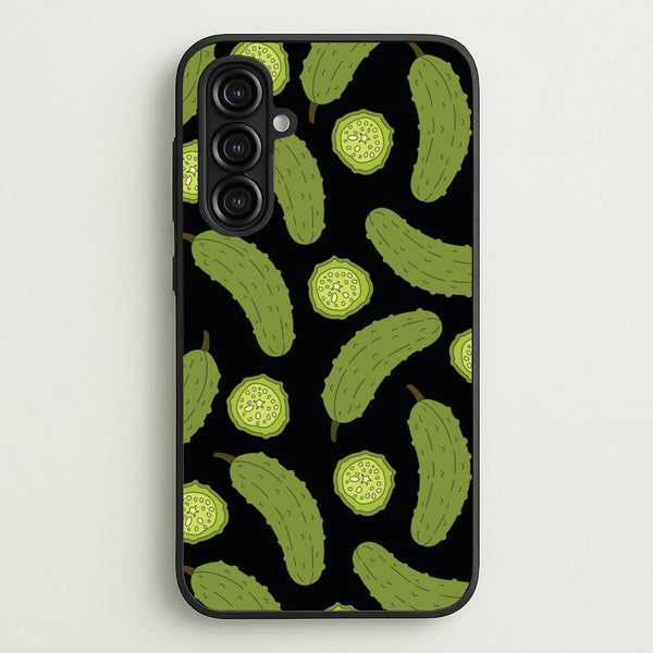 Pickle Assortment Pattern  - Food Patterns Phone Case for Galaxy A16