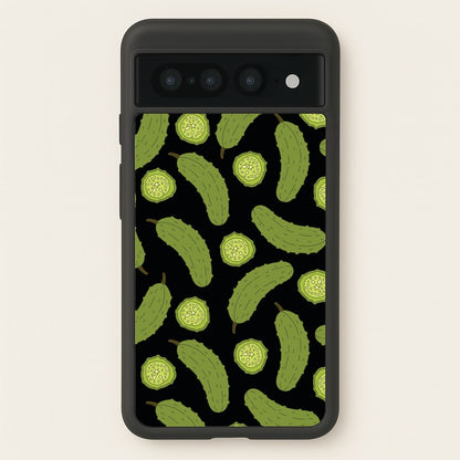 Pickle Assortment Pattern  - Food Patterns Phone Case for Google Pixel 7 Pro