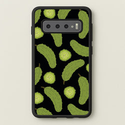 Pickle Assortment Pattern  - Food Patterns Phone Case for Galaxy S10 Plus