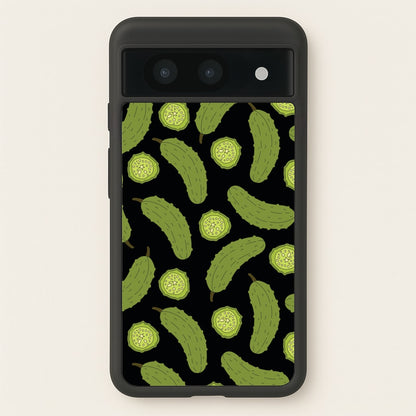 Pickle Assortment Pattern  - Food Patterns Phone Case for Google Pixel 8a