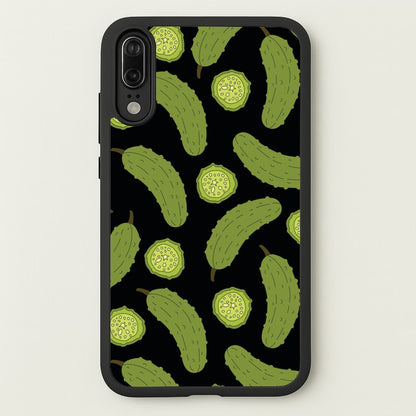 Pickle Assortment Pattern  - Food Patterns Phone Case for Huawei P20