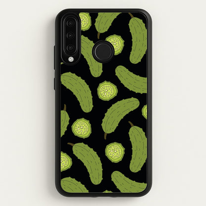 Pickle Assortment Pattern  - Food Patterns Phone Case for Huawei P30 Lite