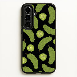 Pickle Assortment Pattern  - Food Patterns Phone Case for Galaxy A56