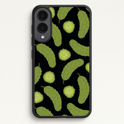 Pickle Assortment Pattern  - Food Patterns Phone Case for Galaxy S25 Edge