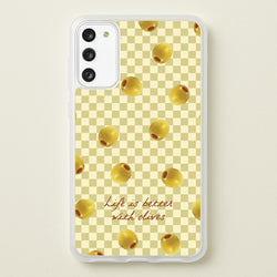 Life Is Better With Olives  - Food Patterns Phone Case for Galaxy S20