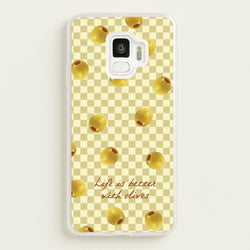 Life Is Better With Olives  - Food Patterns Phone Case for Galaxy S9