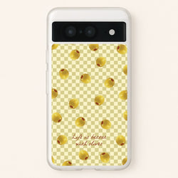 Life Is Better With Olives  - Food Patterns Phone Case for Google Pixel 8