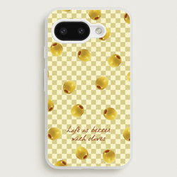 Life Is Better With Olives  - Food Patterns Phone Case for Google Pixel 9a