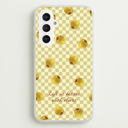 Life Is Better With Olives  - Food Patterns Phone Case for Galaxy S23FE