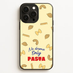 No Drama, Only Pasta  - Food Patterns Phone Case for iPhone 16 Pro Max