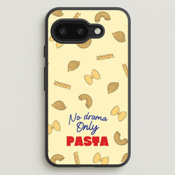 No Drama, Only Pasta  - Food Patterns Phone Case for Google Pixel 9a