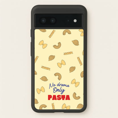 No Drama, Only Pasta  - Food Patterns Phone Case for Google Pixel 7