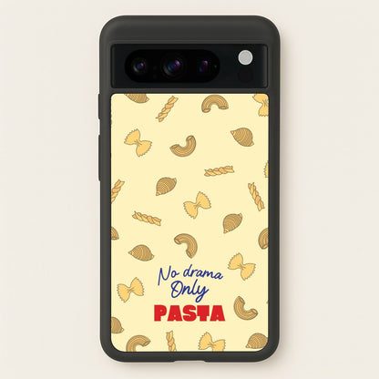 No Drama, Only Pasta  - Food Patterns Phone Case for Google Pixel 8 Pro