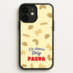 No Drama, Only Pasta  - Food Patterns Phone Case for iPhone 11