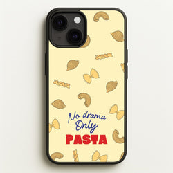 No Drama, Only Pasta  - Food Patterns Phone Case for iPhone 13 Mini