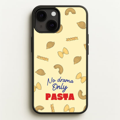 No Drama, Only Pasta  - Food Patterns Phone Case for iPhone 13