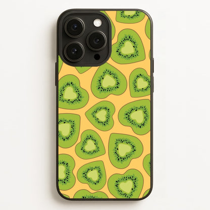 Kiwi Hearts Pattern  - Food Patterns Phone Case for iPhone 16 Pro Max