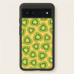 Kiwi Hearts Pattern  - Food Patterns Phone Case for Google Pixel 7