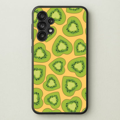 Kiwi Hearts Pattern  - Food Patterns Phone Case for Galaxy A13