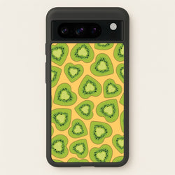 Kiwi Hearts Pattern  - Food Patterns Phone Case for Google Pixel 8 Pro
