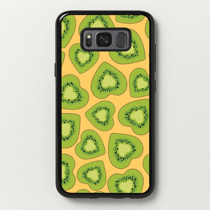 Kiwi Hearts Pattern  - Food Patterns Phone Case for Galaxy S8