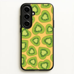 Kiwi Hearts Pattern  - Food Patterns Phone Case for Galaxy A56