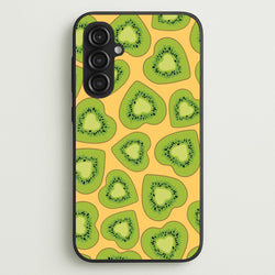 Kiwi Hearts Pattern  - Food Patterns Phone Case for Galaxy S23FE