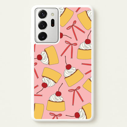Coquette Bows And Pudding Pattern  - Food Patterns Phone Case for Galaxy Note 20 Ultra