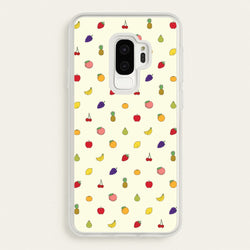 Miniature Fruits Pattern  - Food Patterns Phone Case for Galaxy S9 Plus