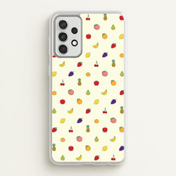 Miniature Fruits Pattern  - Food Patterns Phone Case for Galaxy A52 / A52s
