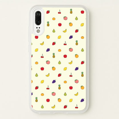 Miniature Fruits Pattern  - Food Patterns Phone Case for Huawei P20