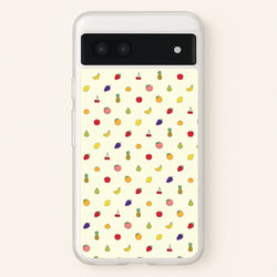 Miniature Fruits Pattern  - Food Patterns Phone Case for Google Pixel 7a