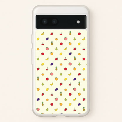 Miniature Fruits Pattern  - Food Patterns Phone Case for Google Pixel 6a