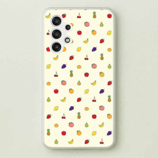 Miniature Fruits Pattern  - Food Patterns Phone Case for Galaxy A13