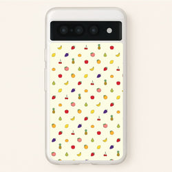 Miniature Fruits Pattern  - Food Patterns Phone Case for Google Pixel 7 Pro