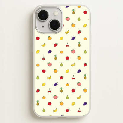 Miniature Fruits Pattern  - Food Patterns Phone Case for iPhone 13