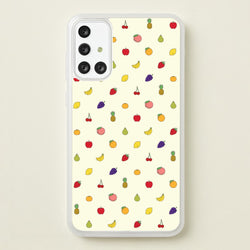 Miniature Fruits Pattern  - Food Patterns Phone Case for Galaxy A71
