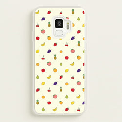Miniature Fruits Pattern  - Food Patterns Phone Case for Galaxy S9