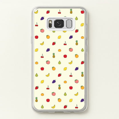 Miniature Fruits Pattern  - Food Patterns Phone Case for Galaxy S8