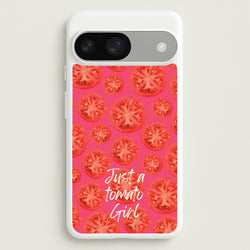 Just A Tomato Girl  - Food Patterns Phone Case for Google Pixel 9 / 9 Pro