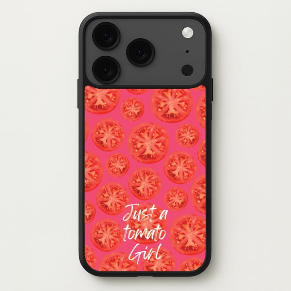 Just A Tomato Girl Phone Case for iPhone 17 Pro Max