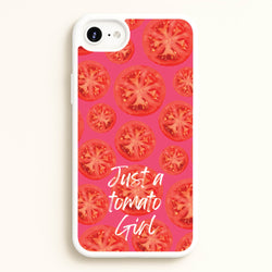 Just A Tomato Girl  - Food Patterns Phone Case for iPhone 6 Plus / 7 Plus / 8 Plus