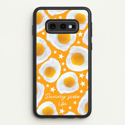 Sunny Side Up Egg Pattern  - Food Patterns Phone Case for Galaxy S10e