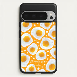 Sunny Side Up Egg Pattern  - Food Patterns Phone Case for Google Pixel 9 Pro XL