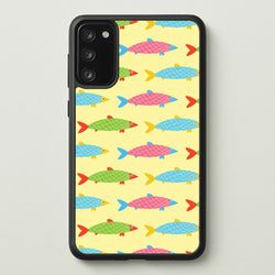 Colourful Cartoon Fish Pattern  - Food Patterns Phone Case for Galaxy S20FE