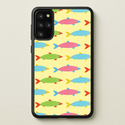 Colourful Cartoon Fish Pattern  - Food Patterns Phone Case for Galaxy S20 Plus