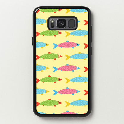 Colourful Cartoon Fish Pattern  - Food Patterns Phone Case for Galaxy S8