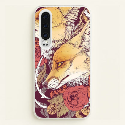 Red Fox Bloom  -  Phone Case for Huawei P30